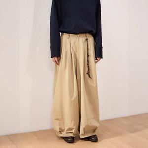 Pantaloni Casual da Donna Stile Giapponese Retrò, Modello Balloon Versatile a Gamba Larga e Lunga, Collezione Primavera - Product Image 2