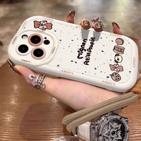 XP414 dessin animé Animal peint bouffée coque de téléphone adaptée pour iPhone 17PROMAX 16PLUS 15PRO nouveau