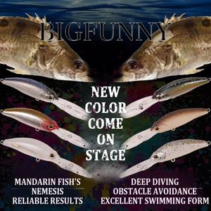 Nouvelle leurre <span class=keywords><strong>de</strong></span> pêche suspendue type crayon, flottante lentement, plongeante en profondeur, longue portée, appât bionique pour <span class=keywords><strong>poisson</strong></span> mandarin en <span class=keywords><strong>eau</strong></span> salée - Product Image 2