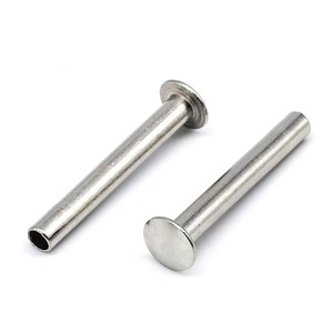 Mạ kẽm đầu tròn đinh tán bán rỗng phẳng đầu tròn móng tay thép carbon buộc đinh tán sắt hình ống đinh tán - Product Image 5