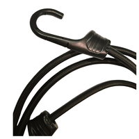 Cordon élastique en latex de 8 mm avec crochets, corde de fixation pour moto, bagages, vélo, extérieur, cordon en caoutchouc personnalisé avec bloqueur