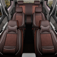 Housse de siège universelle en cuir pour van 7 places, compatible avec Toyota Voxy FJ Cruiser, Honda Step Wagon, accessoires auto compatibles X6 X5