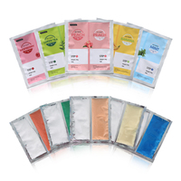 Voetbad Jelly en Zout Tweestaps Set Perzik Groene Thee Banaan Munt Framboos Aangepast Logo Private Label OEM ODM