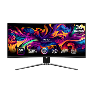 Pantalla QD-OLED de Última Generación: Curvatura 1800R, <span class=keywords><strong>Delta</strong></span> E≤2, DisplayHDR True Black 400, Adaptive Sync, KVM, Ajuste de Altura/Giro/Inclinación - Product Image 1