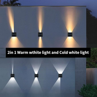 IP65 Étanche Patio Sans Fil Extérieure LED Sécurité Monté Voie Solaire Lumières/Solaire Applique Murale/Solaire Jardin Applique Murale