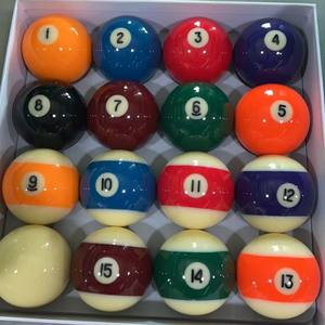 Juego de 16 Bolas de Billar Americano de Resina de 68 mm para Uso Amateur - Product Image 2