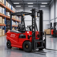 Nouveau chariot élévateur électrique de 2,5 tonnes CPD25 avec batterie au lithium pour applications en usine et en entrepôt