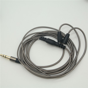 Replacement <b>Audio</b> <b>Cable</b> For Ie80 Ie8 Ie8i Headphones 1.2M Metal Braided 3.5mm Jack Tin Plated Copper <b>Digital</b> Products - Product Image 4