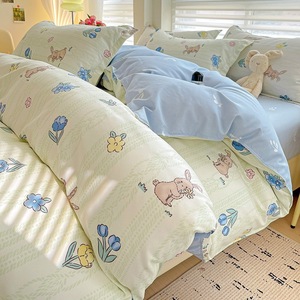 Trẻ Em 100% Bông Chăn Bìa Bộ Đồ Giường Đặt Trung Quốc Động Vật Phim Hoạt Hình Nhà Máy In Comforter Bìa Bộ Đồ Giường - Product Image 1