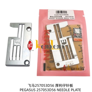 Plaque à aiguille BEST SELLING KENLEN Brand Pegasus 257053D56, pièce de rechange pour machine à coudre, en fer, usage industriel, légère - Product Image 3