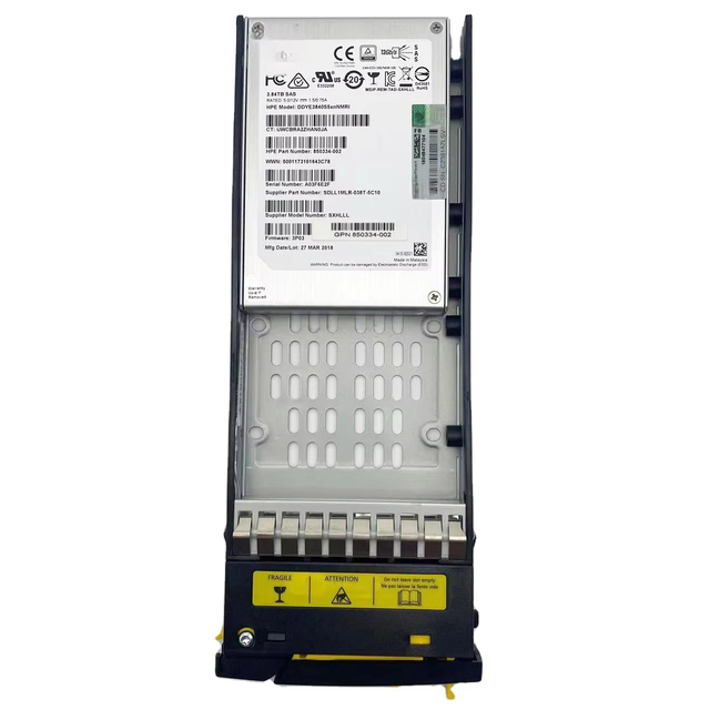 3.84TB SAS 12Gb/s Enterprise SSD for 3PAR StoreServ Series Storage Systems (P/N: 850334-002)