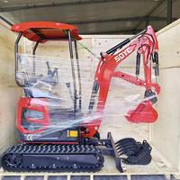 Livraison Gratuite Mini-Pelle 1,5 Tonne Agricole Nouvelle Pelleteuse sur Chenilles Moteur EPA Chinois 1,8 Tonne 2 Tonnes Petite Machine Excavatrice