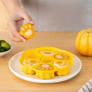 Modello per Alimenti Complementari per Neonati in Silicone Alimentare Resistente alle Alte Temperature Ecologico Riutilizzabile a Forma di Orsetto - Product Image 1