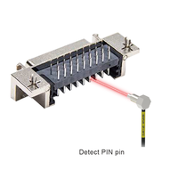 Câble de capteur à fibre optique Senpum M4 R2, tête de flexion à 90 degrés, amplificateur optique à fibre, sonde de capteur pour FU-66TZ