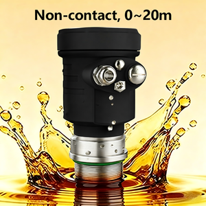 Transmetteur de niveau radar FMCW GLT741 80G, précision ±1 mm, capteur sans contact pour réservoir de carburant pétrochimique - Product Image 3