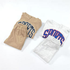 Tariff Free Custom <span class=keywords><strong>Kids</strong></span> Clothing Set Carta Impressão Meninos Ternos Streetwear Hoodie Set Manga Comprida Sweatpants e Camisola - Product Image 4