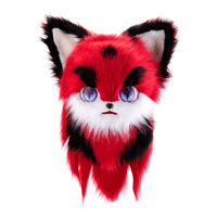 Anime-Spiel Japanisches Tierkostüm Kopfbedeckung Maske Kunstfell Halloween-Kostüm Neujahrsparty COSPLAY Jahrestag Ostern Geburtstag
