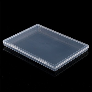 Caja transparente para documentos A4, organizador de almacenamiento de plástico rectangular con cubierta para archivos, recibos, comprobantes, 220g, fabricado en Zhejiang - Product Image 1