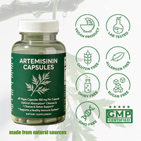 Capsules de poudre d'extrait d'artémisinine à marque privée OEM, complément alimentaire à base de plantes pour soutenir le système immunitaire