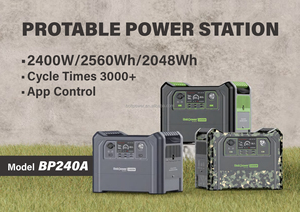 UPS Chức Năng Năng Lượng Mặt Trời Lưu Trữ Năng Lượng Hệ Thống Khẩn Cấp Máy Phát Điện 2000 W 2560wh Điện Cầm Tay Trạm Cho Trường Huống Khẩn Cấp - Product Image 3