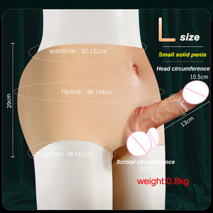 Bestseller Tragbarer <span class=keywords><strong>Dildo</strong></span>-Slip aus Silikon Weiches Penis-Spielzeug für Männer und Frauen Lesbisches Masturbations-Tool - Product Image 4