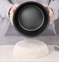 Cuisinière à riz multifonction intelligente 5L en plastique, alimentée par batterie, revêtement antiadhésif, contrôle numérique du minuterie, cuisson rapide pour 3 à 10 personnes