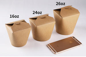 Thân Thiện Với Môi Phân Hủy Sinh Học Mì Hộp Vuông Cơ Sở Với 12H Leakproof Chống Thấm Nước Vật Liệu Tái Chế Sushi Bao Bì Hộp - Product Image 5