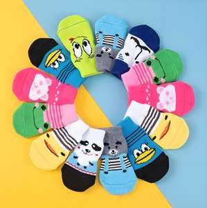 Calcetines <span class=keywords><strong>de</strong></span> Algodón con Estampado Invernal para Perros y Gatos, Antideslizantes, Antisuciedad y Antiarañazos, para Perros Bixiong y Teddy - Product Image 1