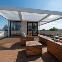 Pare-soleil universel fixe/réglable, vitre en aluminium, stores, lame