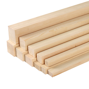 Planches en bois massif rectangulaires, taille personnalisable pour projets de bricolage, style rustique - Product Image 2