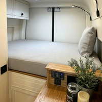 Coussins de siège de luxe en mousse à mémoire de forme à fermeté moyenne pour camping-car, voiture, fourgonnette, voyage, légers, médicaux, soulagement de la pression vertébrale, matelas pour camping-car