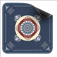 Tapis de poker antidérapant et écologique The Four Directions, durable et élégant, pour jeux de Mahjong américain et d'échecs