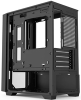 Boîtier de PC de jeu de haute qualité avec panneau en verre trempé, compatible Micro ATX/ITX, avec support pour bloc d'alimentation et ventilateur RGB