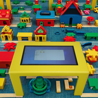 Table de jeu interactive numérique LCD étanche Ikinor 43 pouces pour intérieur, design pliable en aluminium, Android/Windows pour enfants