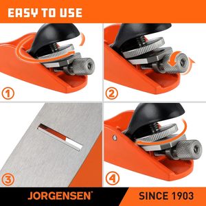 JORGENSEN <b>Mini</b> Wood Planer <b>Hand</b> for Woodworking, Block Plane, Small Plane Trimming, Planing, Craft - Product Image 3
