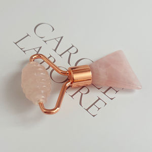 2025 NEW Face Tighten <b>Rose</b> Quartz Roller Guasha Stone Natural Anti Wrinkles Jade Roller Jade for Massage - Product Image 5