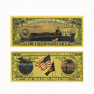 11 Tipos <span class=keywords><strong>de</strong></span> Billetes Conmemorativos <span class=keywords><strong>de</strong></span> la Marina <span class=keywords><strong>de</strong></span> los Estados Unidos con Hoja <span class=keywords><strong>de</strong></span> Oro <span class=keywords><strong>de</strong></span> 24K - Product Image 3