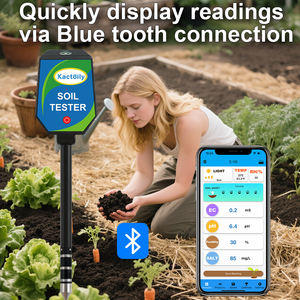 Neuer 8-in-1-Bodentester mit hoher Genauigkeit Sonnenlicht Feuchtigkeit feuchtigkeit EC PH Salztemperatur-Fruchtbarkeit messer für das Pflanzen im Gewächshaus - Product Image 3