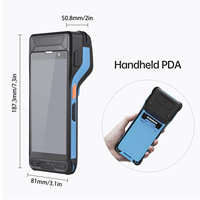 Impresora de mano Android de 5,5 pulgadas Terminal POS 1D 2D Escáner Honeywell Impresora de etiquetas adhesivas de papel térmico