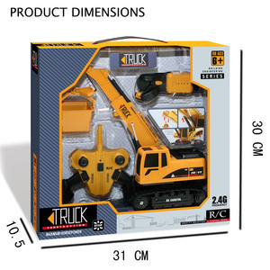 2021 doppi modelli telecomando orologio giocattoli interattivi RC gru giocattoli <span class=keywords><strong>camion</strong></span> - Product Image 5