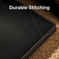 Cuaderno de Piel Sintética Grabable con Láser A5, Recargable con Bloc de Notas, Personalizable con Láser, Portafolio de Documentos Pequeño de Piel Sintética