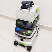 Электрическая мельница Festool 26EAC, автоматический пылесос для очистки пыли, 6 дюймов