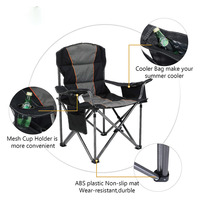 Chaise pliante moderne et confortable en aluminium et tissu pour l'extérieur, emballage en carton amovible, idéale pour le camping, la plage, la pêche et la randonnée