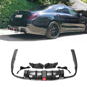 <span class=keywords><strong>B</strong></span> estilo fibra de carbono parachoques trasero del difusor del labio para <span class=keywords><strong>Mercedes</strong></span>-Benz <span class=keywords><strong>Clase</strong></span> S W222 S63 AMG 2014 - <span class=keywords><strong>2020</strong></span> - Product Image 1