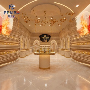 Trung Đông cao cấp Ả Rập Nước hoa Showcase tùy chỉnh Mall kiosk Nước hoa hiển thị truy cập hương thơm nước hoa cửa hàng đồ nội thất - Product Image 1