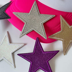 Atacado 8 Cores Patches Bordado Ferro em Bling Estrela <span class=keywords><strong>Patch</strong></span> Bordado para Chapéu Vestuário Kids Bag DIY - Product Image 4
