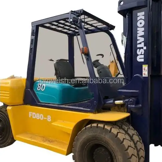 Sử dụng KOMATSU xe nâng 8 tấn 7 tấn tải nặng Nhật Bản làm cho xe nâng thứ hai tay cao cấp xe nâng