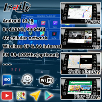 Caja de navegación automática Carplay inalámbrica Android 13 para interfaz de video Toyota Avalon RAV4 2018-2022 de Lsailt