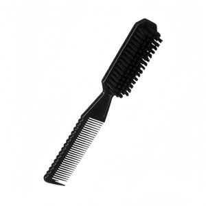 1PC <span class=keywords><strong>Brosse</strong></span> à cou de barbier style vintage à poils en nylon, <span class=keywords><strong>brosse</strong></span> double face 2-en-1 pour le nettoyage après la <span class=keywords><strong>coupe</strong></span> de cheveux, outil de coiffage pour moustache et barbe - Product Image 4
