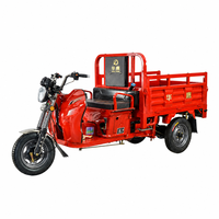 Tricycle cargo à essence 110CC-150CC, refroidissement par eau, quatre temps, moto à trois roues, capacité de charge de 500 kg pour le transport agricole en Afrique